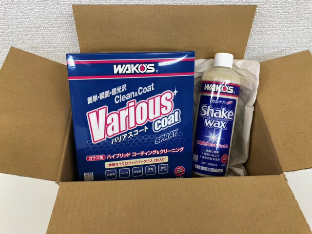 WAKO'S wako's ワコーズ バリアスコート WAKO'S VAC A142 300mlシェイクワックス 380ml W303 SKWプラスチック 塗装 金属の洗浄　保護　コート剤　新開発Wハイブリッドポリマープラス　WAKOS 樹脂 塗装 金属全般 洗浄 保護　艶出し コーティング剤　洗車