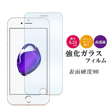 【売り尽くしセール】【訳あり/外箱日焼け跡有】iPhone7/7Plus,iPhone8/8Plus,iPhone6/6Plus 対応 強化ガラスの保護フィルム 表面硬度9H 厚さ0.33mm screen protector glass ガラスフィルム 画面割れを防ぐ スクリーン プロテクター 強化ガラスフィルム 画面保護フィルム