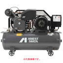 エアーコンプレッサー レシプロオイル式 タンクマウント型 三相200V TLP55EG-14 M6(60Hz) アネスト岩田 【個人宅配送不可】(4)