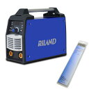 デジタルインバーター 直流アーク溶接機 200V MMA202GDM リランド(光熔材/RILAND) φ4mm棒まで使用可 φ2.0溶接棒プレゼント【数量限定...