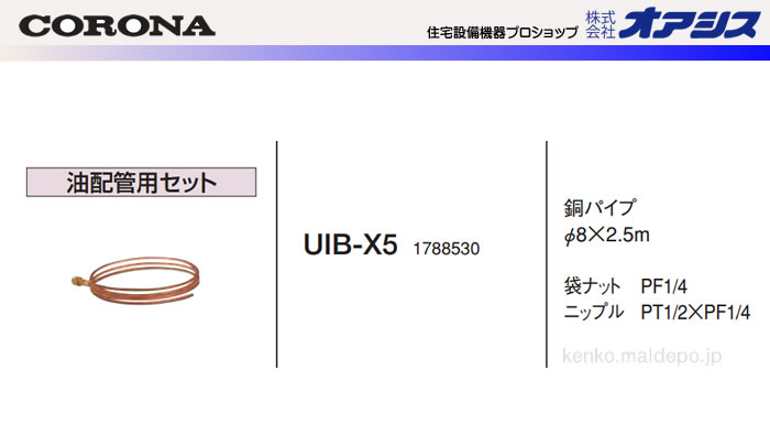 ���۴����� ���۴��ѥ��å� UIB-X5 CORONA�ʥ����ʡ�
