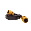 25mm ワンタッチカップラー付 サンフラットホース 10m QH25-10 サンホープ
