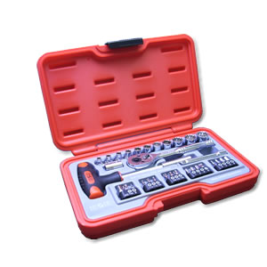 32pcs ソケットレンチセット(1/4) H-2032 H&H
