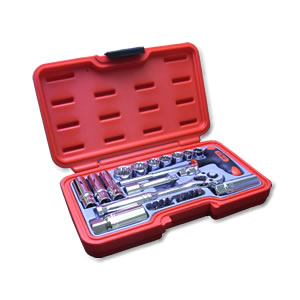 24pcs ソケットレンチセット(3/8) H-3024 H&H