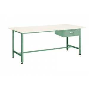 AE型作業台ポリ天板1800×750引出1段 AE-1800F1(ニューポリハクショクテンバン) トラスコ(TRUSCO)(4.0)