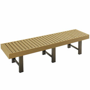 ぬれ縁 長さ177cm・高さ40cm 木目バーチ NRE-60MB セイキ販売