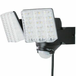 LEDセンサーライト 2灯式 コンセント式 DLA-7T200 DAISHIN(大進) 明るさ2000ルーメン