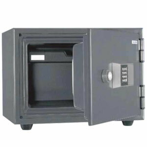 家庭用金庫 テンキー式耐火金庫 KS-20EA 日本アイ・エス・ケイ 幅480mm アラーム付き