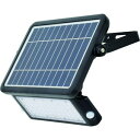 ソーラーLEDセンサーライト エコフラッシュ10W 屋外型 1080Lm SOL-10PIR-60K 日動工業