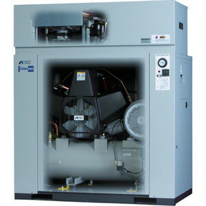 オイルフリーコンプレッサ 0.75KW 単相100V 50Hz CFP07C-8.5DC5 アネスト岩田 【個人宅配送不可】