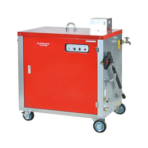温水高圧洗浄機 SHJ-1408S-50HZ スーパー工業 200V 7.8Mpa 14L/min 寒冷地対応タイプ【個人宅配送不可】