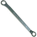 ロアボールジョイント ナットレンチ 19mm 6角×12角 LW-1919 江東産業 両端厚さ5mm 15度角度付き 極薄メガネレンチ