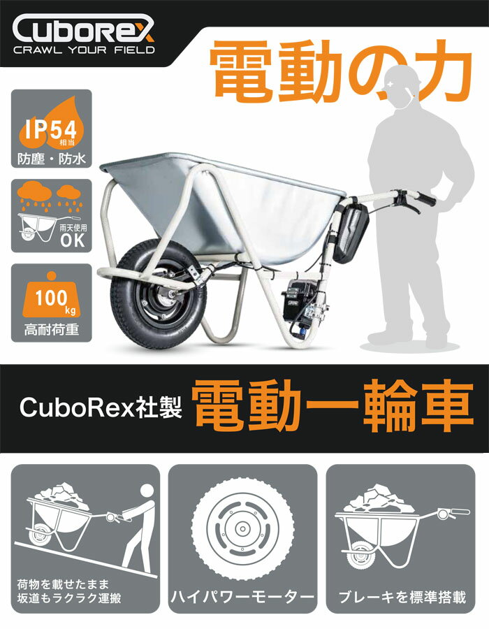 ハイパワーモーター搭載 電動一輪車 AEC2-05 キューボレックス バッテリー・充電器...