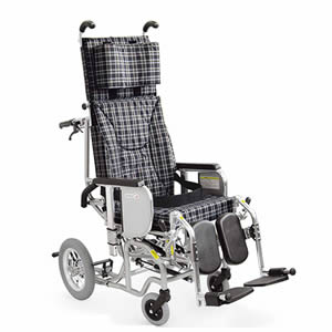 AYKシリーズ ティルト&フルリクライニング車いす AYK-40EL カワムラサイクル