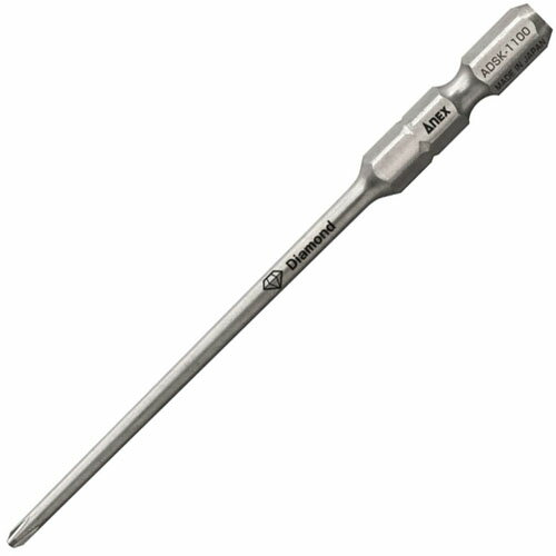 ダイヤモンドサイコウビット +1×100 ADSK-1100 Anex（アネックス） マグネット無し 細硬ビット【メール..
