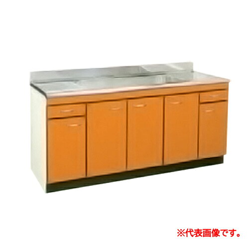 　アエル C型ジャンボ流し台 クリーンライフシリーズ FLLKL-1700【受注生産品、個人宅配送不可】アエル C型ジャンボ流し台 クリーンライフシリーズ FLLKL-1700【受注生産品、個人宅配送不可】【仕様】●巾1.700×奥550×高800×＋90mm●TOP:SUS304ステンレス●側面:カラー合板フラッシュ●棚板:カラー合板フラッシュ●内部:カラー合板フラッシュ●底板:EBコート紙合板●開き戸:ポリ合板フラッシュ仕上げ●排水金具:中型ゴミ収納器・ホース付●引き手:シャトルハンドル●ローラーキャッチ:ステンレスキャッチ■■■■■　重要確認事項　■■■■■-----------------------------------------------------------------------------------------◆こちらの商品配送は、路線便を使用する為、通常の配送形態と異なります。◆大型商品ですので車上渡しとなります。荷下ろしのご準備をお願い致します。※搬入・設置は行っておりませんのでご了承ください。※4トントラックが余裕をもって進入できる場所までの配送となります。※個人様宛に発送ができません。　個人様送りの場合、配送先に進入できない場合は運送業者の営業所止にて改めてご案内させていただきます。◆受注生産品の為、納期に約3〜4週間程お時間を頂いております。ご決済後のキャンセルはできませんのでご注意ください。◆納品日には必ずお受取り人が必要ですのでご注意ください。※ご決済後にお届け予定日を当店からご連絡致します。発送前までにご連絡いただければ予定日以降の納品日変更が可能です。※土曜・日曜・祝日の配達日指定及び時間指定は出来ません。◆北海道・沖縄県・離島への配送はできませんのでご了承ください。注文について注意事項メーカー(提携先)からのお取り寄せ商品となります。稀ではございますが欠品時は変動する場合もございますので、正確な納期はご注文の確認メールにてご案内させていただきます。特殊商品の為、代引決済はご利用頂けません。