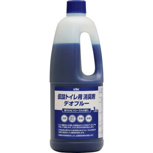 仮設トイレ用消臭剤デオブルー1L 41-001 古河薬品工業