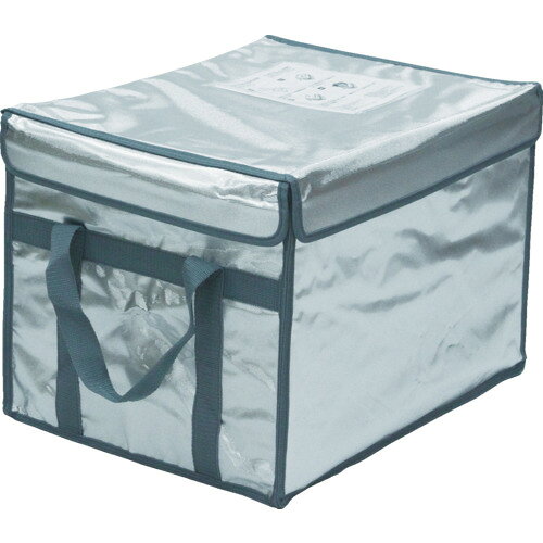 　トラスコ(TRUSCO) 超保冷クーラーBOX 面ファスナータイプ 35L TCB-35Aトラスコ(TRUSCO) 超保冷クーラーBOX 面ファスナータイプ 35L TCB-35A●30mmの断熱材(内部の発泡ポリエチレン)を使用した、冷たさが持続する超保冷タイプです。●(通常のクーラーバッグは5~8mm)●折りたたみ可能で軽量です。●中のEVAシートが取り外せるため掃除も簡単です。●収納用の不織布バッグ付です。●保冷力アップのため保冷シート付です。●フタと本体を面ファスナーで固定するタイプです。●冷蔵庫の無い職場や長時間の屋外作業に最適です。【仕様】●色:シルバー●幅(mm):470●奥行(mm):380●高さ(mm):340●有効内寸(mm)間口:420●有効内寸(mm)奥行:310●有効内寸(mm)高さ:280●容量(L):35●収納目安:500mlペットボトル32本●有効内寸(mm)幅:約420【材質・仕上げ】●本体:アルミ蒸着ポリ塩化ビニル(PVC)フィルム●断熱材:発泡PE(30mm)●ベルト:ポリプロピレン(PP)●収納用バッグ:ポリエステル不織布※こちらの商品はメーカー（提携先）からの直送となります。欠品時には納期にお時間をいただく場合が　ございますのでお手数ですが急ぎの場合はお問い合わせください。注文について注意事項メーカー(提携先)からの直送となります。稀ではございますが欠品時は変動する場合もございますので、正確な納期はご注文の確認メールにてご案内させていただきます。