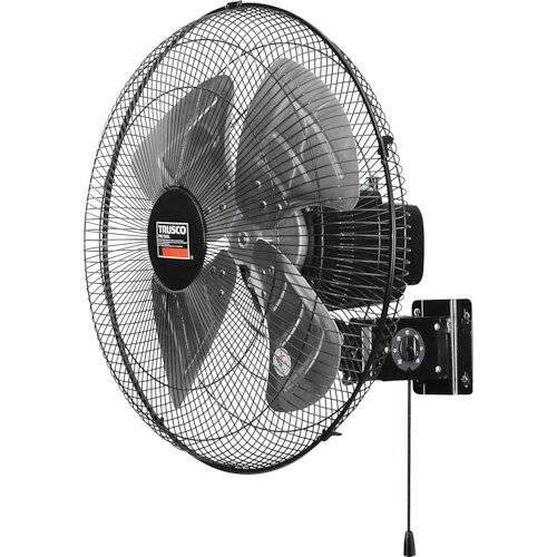 全閉式工場扇 ジェネラルファン 壁掛けタイプ アルミハネ ブラック TFBA-45W-BK トラスコ(TRUSCO)