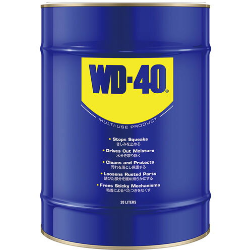 　MUP 防錆潤滑剤 バルク 20L WD20L 溶剤のみ ペール缶入りMUP 防錆潤滑剤 バルク 20L WD20L 溶剤のみ ペール缶入り■水分除去・防錆・浸透・潤滑・固着緩め・汚れ落としなどに！【特長】●容量20Lバルク(溶剤のみ)タイプ●ペール缶入り●水置換性能(塗布面と水分の間に潜り込み油膜を形成)と浸透力、潤滑剤持続力に優れた性能を発揮●潤滑・浸透・固着を解く洗浄・水分除去・防錆などに高い効果●Oリング・シール・樹脂製品を傷めません●古いグリースやオイルなどの汚れ落とし、テープ痕、ステッカー剥がしにも利用可能●潤滑、防錆のみならず、水置換による浸透、保護、洗浄まで1本で対応可能な万能アイテム●自動車、バイク、農機、船舶、重機、建機、2輪レース(MotoGP)、NASA、航空機、DIY、　自転車、ラジコン・家庭などあらゆるジャンルで活躍！※環境対応商品(ベンゼン不使用・生物分解可能・RoHS指令準拠・NO CFCs・ノンシリコン）※CFC FREE:オゾン層破壊物質であるクロロフルオロカーボン（CFC）を含みません。【仕様】●非導電性●発がん性物質不使用●容量:20L(溶剤量20L)●危険物表示1:第四類第三石油類●危険等級:危険等級III●液体の種類:非水溶性液体●内容量ml及びサイズ:20L※ブレーキ系統(ディスクローター・パッド／ブレーキドラム・シュー)には使用しないでください。※ホイールの洗浄などブレーキ近辺でご使用になる場合はブレーキ系統に飛散しないように注意してください。※こちらの商品はメーカー（提携先）からの直送となります。欠品時には納期にお時間をいただく場合が　ございますのでお手数ですが急ぎの場合はお問い合わせください。注文について注意事項メーカー(提携先)からの直送となります。稀ではございますが欠品時は変動する場合もございますので、正確な納期はご注文の確認メールにてご案内させていただきます。