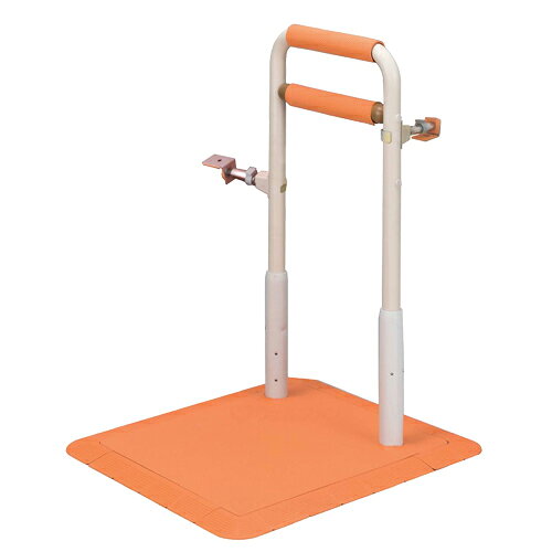 　水回りにもってこい 突っ張り棒付き 60-I FKB-12-60-IT水回りにもってこい 突っ張り棒付き 60-I FKB-12-60-IT■□　バスグリップやバスボードから離れた後も安心　□■■洗い場、施設にも■脱衣所、キッチン、洗面所、トイレにも【仕様】●ベースプレートサイズ:幅50.5×奥行き60.5×高さ1.2cm●手すり高さ:70〜80cm（3段階）●材質:（本体）防錆ステンレスSUS304＋ゴム　　　　（手すり部）防錆ステンレスSUS304PVC被膜＋ゴム●重量:約14.3kg※こちらの商品はメーカーからの直送となりますので、納期にお時間がかかる場合がございます。　お手数ですが急ぎの場合はお問い合わせください。注文について注意事項メーカー(提携先)からの直送となります。稀ではございますが欠品時は変動する場合もございますので、正確な納期はご注文の確認メールにてご案内させていただきます。