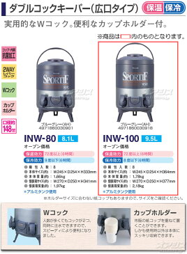 ダブルコックウォーターキーパー INW-100(AH) ピーコック魔法瓶