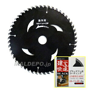 建工快速 チップソー(ブラック)125X42 三共コーポレーション