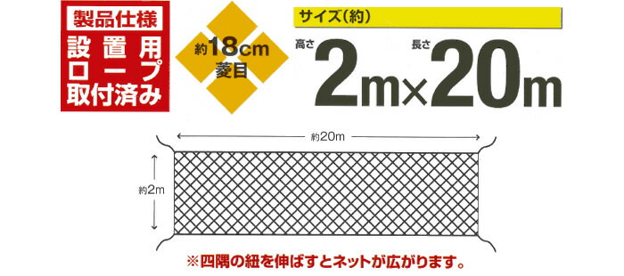 ���󤿤󼯥ͥå� ���Υ٥å���(Innovex/����������/Dio) 18cmɩ�� 2m*20m ����