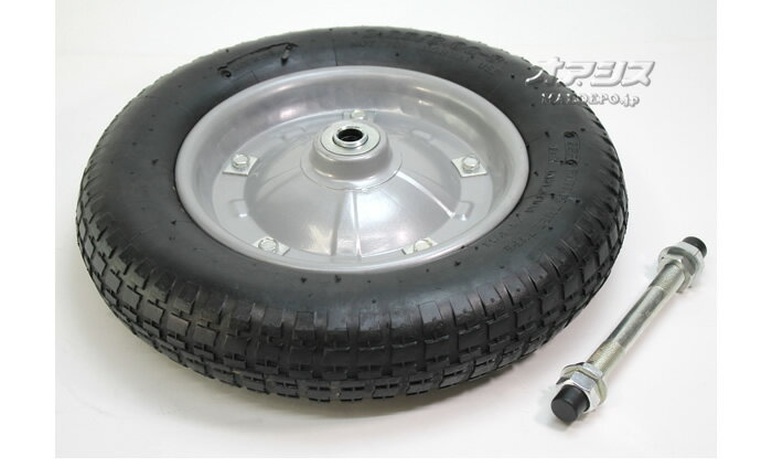 一輪車用ノーパンクタイヤ SR1301 軸付