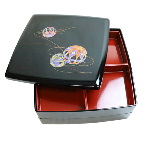 重箱 角オードブル 花てまり K-150