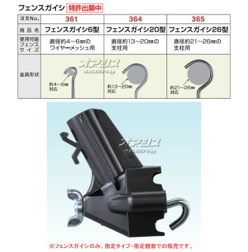 電気牧柵器用 フェンスガイシ 6型(50個) 末松電子