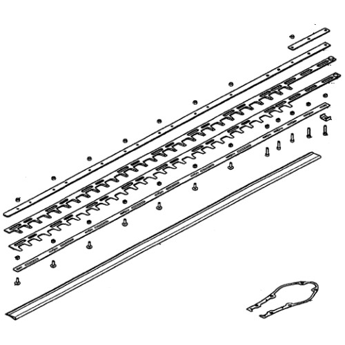 　Zenoah(ゼノア) ブレードセットL ヘッジトリマ HTZ1000用Zenoah(ゼノア) ブレードセットL ヘッジトリマ HTZ1000用ZENOAH(ゼノア)のブレードセットです。交換用の替刃です。ご自身で機体整備のできる方向けの商品です。機種選定や各種仕様の間違いなどお客様都合による商品の返品・交換および商品手配後のご注文キャンセルはお受けできませんのでご了承願います。　下記機種用のメーカー純正品もしくは純正互換品です。(他社製を含めた)他機種への適合可否等についてはお答えできませんのでご了承ください。■適合機種: ゼノア ヘッジトリマ 下記シリーズ　　HTZ1000※メーカー取寄品のため、欠品時には申し訳ございませんが　　納期にお時間を頂く、もしくはキャンセルとさせて頂く場合がありますので御了承下さい。※商品改良のため、仕様・外観など予告なく変更する場合があります。　　また画像と商品の色が若干異なる場合がありますのであらかじめ御了承下さい。注文について注意事項メーカー(提携先)からのお取り寄せ商品となります。稀ではございますが欠品時は変動する場合もございますので、正確な納期はご注文の確認メールにてご案内させていただきます。