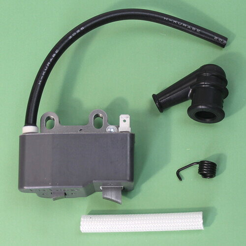 　やまびこ イグニッションコイルセットJ 共立(kioritz) ミニ動噴 SHRE220B/SHRE221B/SHRE225G用やまびこ イグニッションコイルセットJ 共立(kioritz) ミニ動噴 SHRE220B/SHRE221B/SHRE225G用やまびこ(YAMABIKO)の下記ブランド向け イグニッションコイルセットです。本製品はアッセンではありません。各部品は個別に提供されますので組立が必要となります。コイルケーブルにターミナル先端を差し込む際にはしっかりと導通を取るため、必ずセンターを取る様にしてください。プラグ(必ず機種指定品をご使用ください)やリード線等は販売に含みません。ご自身で機体整備のできる方向けの商品です。機種選定や各種仕様の間違いなどお客様都合による商品の返品・交換および商品手配後のご注文キャンセルはお受けできませんのでご了承願います。　下記機種用のメーカー純正品もしくは純正互換品です。(他社製を含めた)他機種への適合可否等についてはお答えできませんのでご了承ください。■適合機種: 新ダイワ ミニ動噴 下記シリーズ　　ESK517-SP/　　ESK815-SC/ESK817-SC■適合機種: 共立 ミニ動噴 下記シリーズ　　SHPE1517G/　　SHPE175-TS/SHPE175G/　　SHPE2025DX/　　SHPE230B/SHPE231B/　　SHRE105G/SHRE105G-U/　　SHRE15DX/SHRE15DX-JA/SHRE15G/　　SHRE170B/SHRE171B/SHRE175-AS/SHRE175-SV/SHRE175-TS/SHRE175G/　　SHRE20DX/SHRE20G/　　SHRE220B/SHRE221B/SHRE225G■適合機種: エコー ミニ動噴 下記シリーズ　　AS07E/AS10E/AS10EC/AS25E※メーカー取寄品のため、欠品時には申し訳ございませんが　　納期にお時間を頂く、もしくはキャンセルとさせて頂く場合がありますので御了承下さい。※商品改良のため、仕様・外観など予告なく変更する場合があります。　　また画像と商品の色が若干異なる場合がありますのであらかじめ御了承下さい。注文について注意事項メーカー(提携先)からのお取り寄せ商品となります。稀ではございますが欠品時は変動する場合もございますので、正確な納期はご注文の確認メールにてご案内させていただきます。