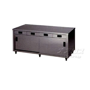 調理台 両面引出し付両面引違戸 ACWO-1800L 東製作所（azuma）【法人様向け】