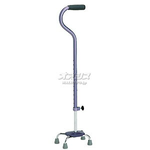 四脚杖(スモールベース) 小パープル TY142DS-PR 日進医療器