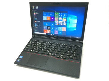【全品対象!5〜10%OFFクーポン配布中】中古パソコン 中古ノートパソコン Windows10 FUJITSU LIFEBOOKシリーズ A573 テンキー・Webカメラ付タイプ 第三世代 Corei5 正規Microsoft Office付 新品SSD HDMI 無線 USB3.0 Wifi対応 最新OS 中古品【送料無料】