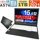 中古パソコン Office付 中古ノートパソコン Windows11 FUJITSU LIFEBOOK A576 第六世代 Corei5 Microsoft Office 2021付 新品SSD 高速メモリー 無線内蔵 HDMI USB3.0 最新OS 中古動作良好品