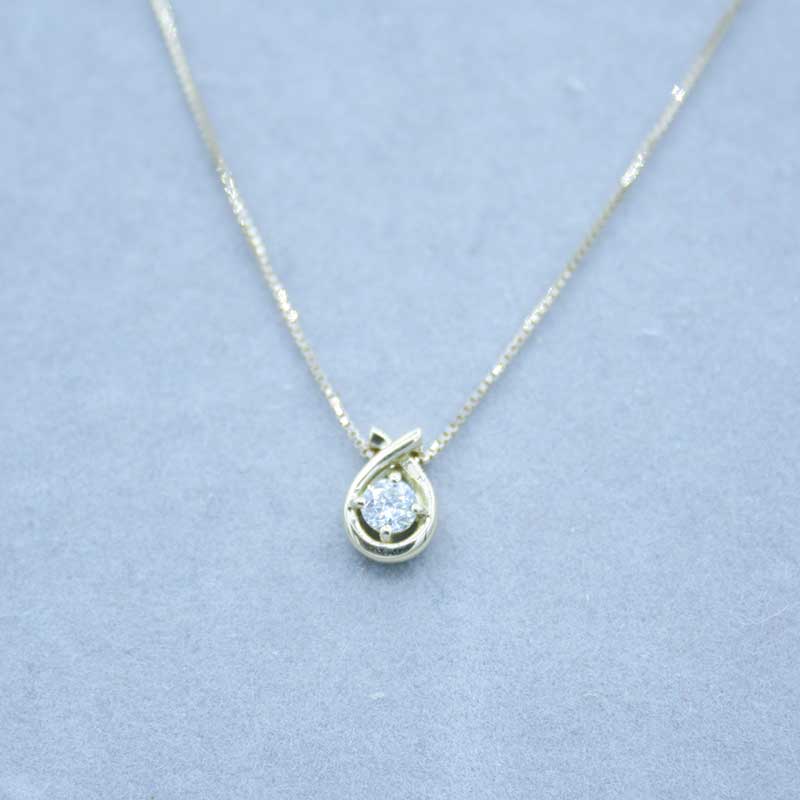 樂天商城 - ダイヤモンド　ネックレス　ゴールド　イエローゴールド　K18　0.2ct　レディース　ハイジュエリー　高級　ゴージャス