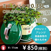 【OBAKETSU】オバケツCG0.5緑(0.35Lサイズ)