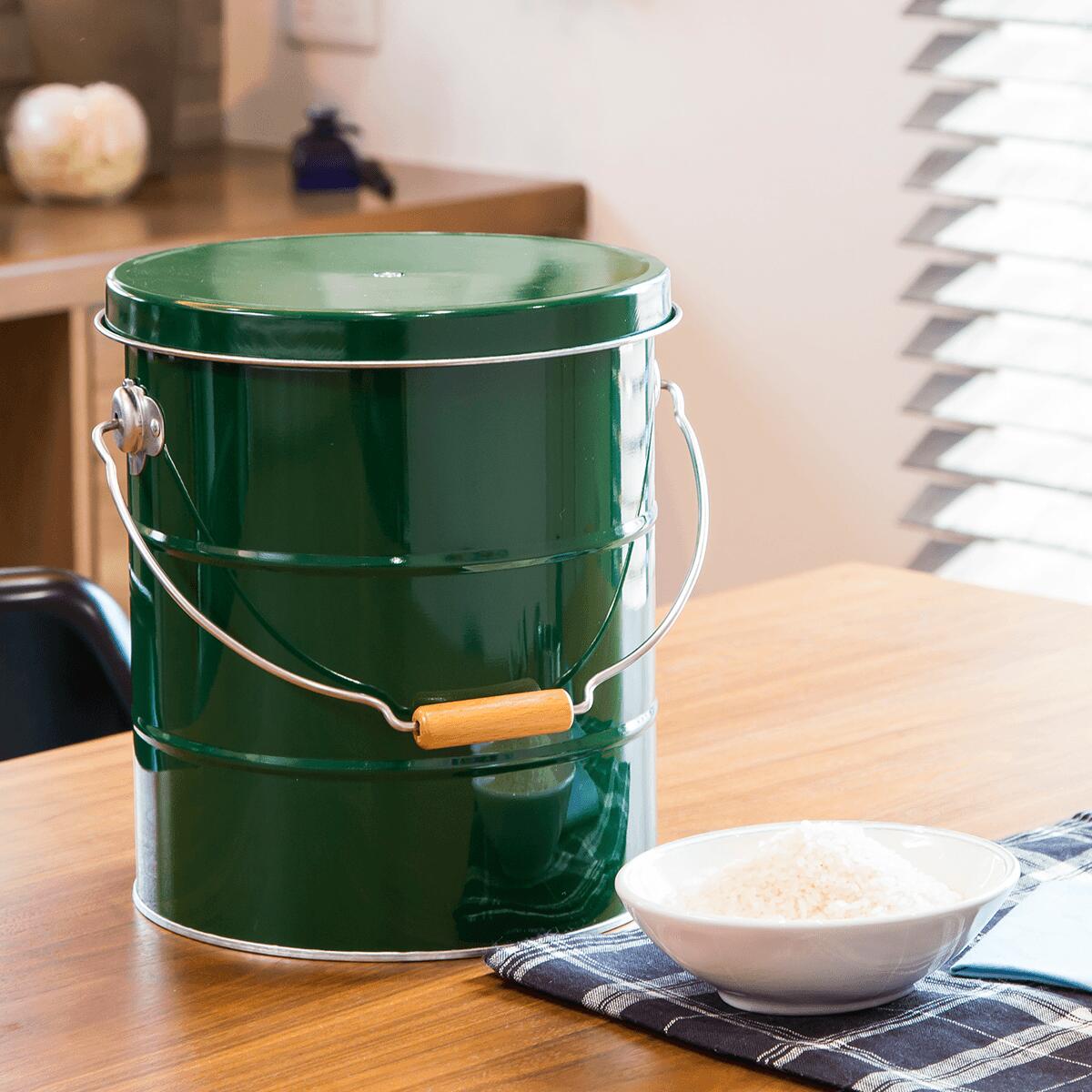 楽天市場】米びつ（カラーグリーン）（保存容器・調味料入れ｜キッチン