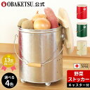 【メーカー公式直営店】OBAKETSU (オバケツ) 野菜保存入れ 小サイズ じゃがいも 約30個 送料無料 ラッピング対応 おばけつ おバケツ キッチン 丸型...