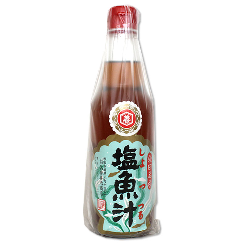 【仙葉義治商店 】秋田名物 塩魚汁（しょっつる）360ml 秋田 あきた アキタ しょっつる はたはた 魚醤 鍋 ハタハタ 漬物 グルメ お土産 おみやげ ご当地 逸品 銘品 銘産 名物 限定 調味料