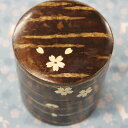 【桜皮細工】茶筒平(無地桜)150g 和 工芸 ギフト 茶筒 お茶 プレゼント 雑貨 小物 秋田 民芸 お土産