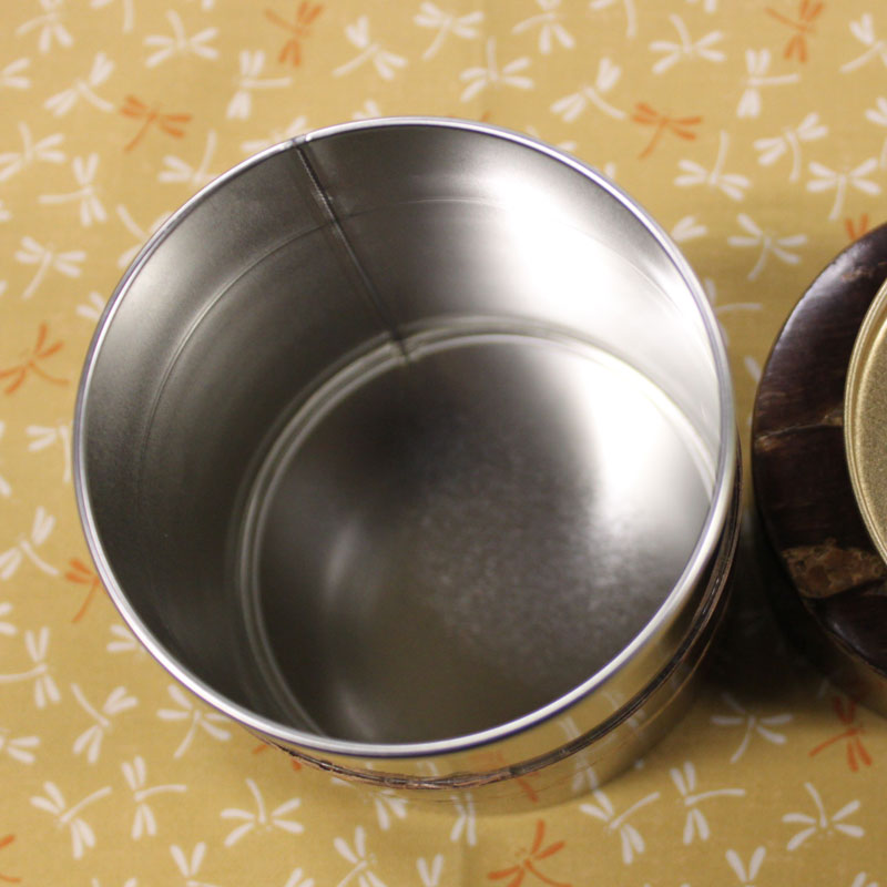 【桜皮細工】茶筒平 無地(100g) 和 工芸 ギフト 茶筒 お茶 プレゼント 雑貨 小物 ...