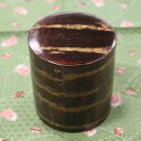 【桜皮細工】茶筒平 無地(150g) 和 工芸 ギフト 茶筒 お茶 プレゼント 雑貨 小物 秋田 民芸 お土産