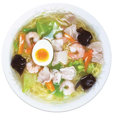 秋田のグルメ・逸品 銘店 おばこ 【八郎めん】乾麺 えび塩あんかけラーメン2食 箱入秋田 あきた らーめん あんかけ えび エビ 海老 らーめん ラーメン 麺 画像2