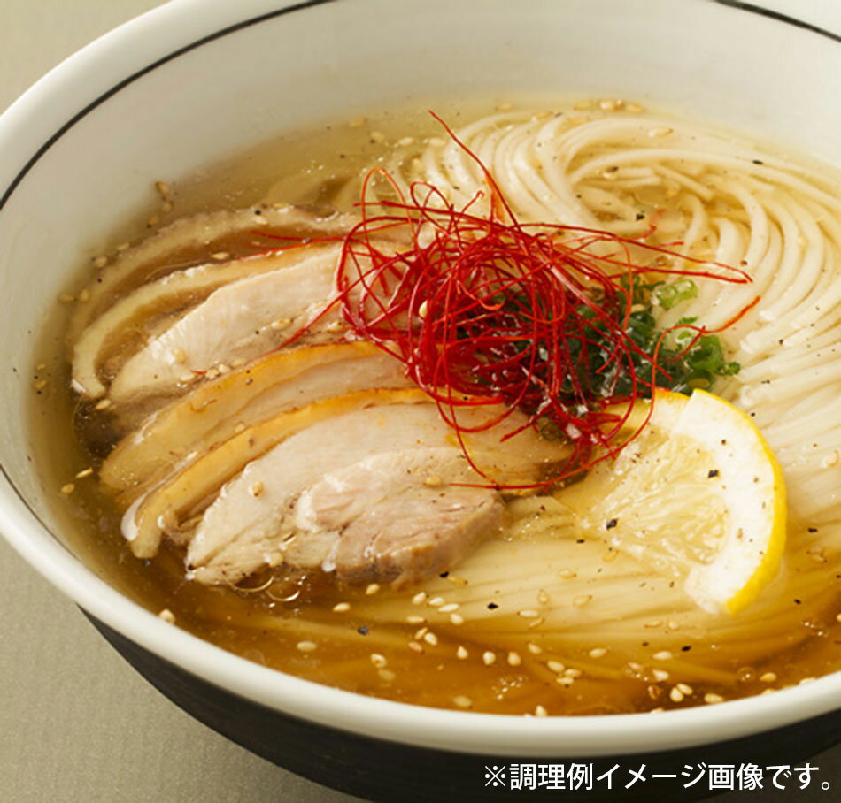 【秋田味商】比内地鶏スープで食べる 稲庭うどん...の紹介画像3
