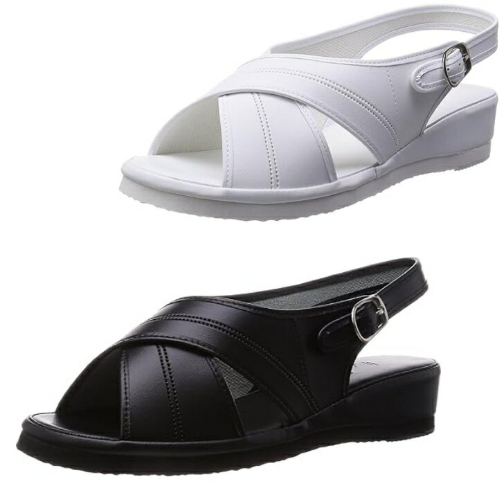 【送料無料】pure walker ピュアウォーカー PW7602 抗菌 防臭 幅広 ナース サンダル ダイマツ 婦人 レ..