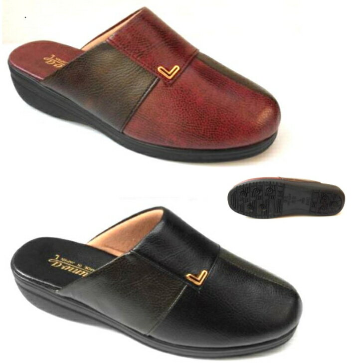 【送料無料】文和 BW5500 ブンワ Bunwa つま先カバー 防寒 モード履き 日本製 外反母趾 防滑 底 幅広 4E 婦人 靴 レディース 事務所 オフィス 履き サンダル サボ つっかけ