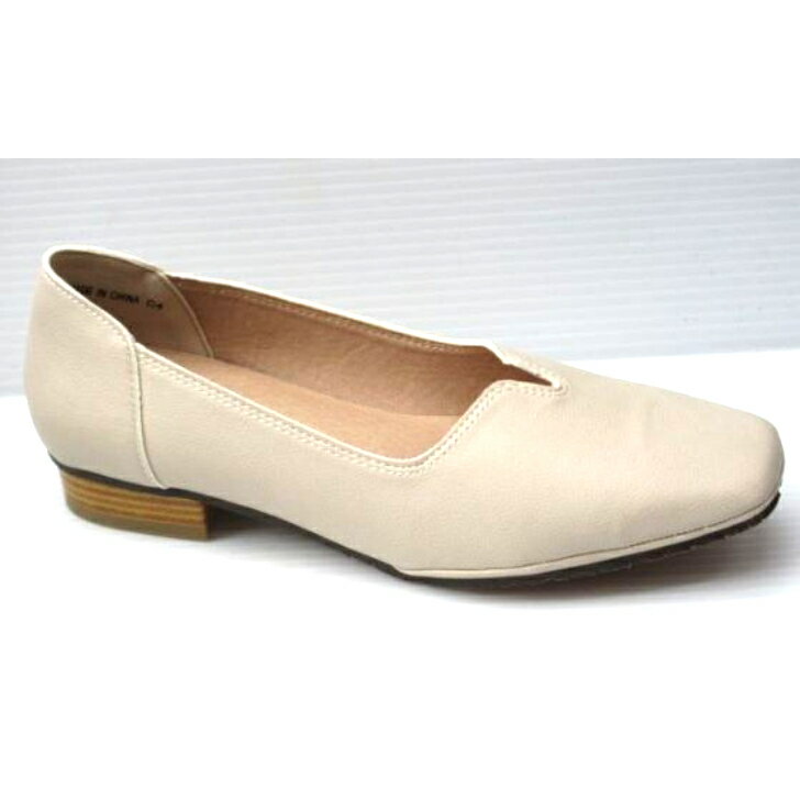 【送料無料】 痛くない メッチャ柔らかクッション マスチェッタ maschietta 7405 ベージュ 婦人 レディース ペタンコ ローヒール パンプス スリッポン 通勤 母の日 プレゼント